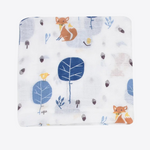 Forest Fox Organic Cotton Baby Blanket | Hypoallergenic - Allergy Friendly - Naturally Free