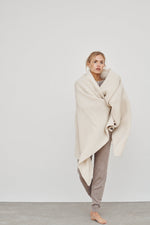 CARE BY ME Freja Cashmere Wool Throw