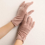 Frozen Hues Cashmere Womens Gloves | Hypoallergenic - Allergy Friendly - Naturally Free