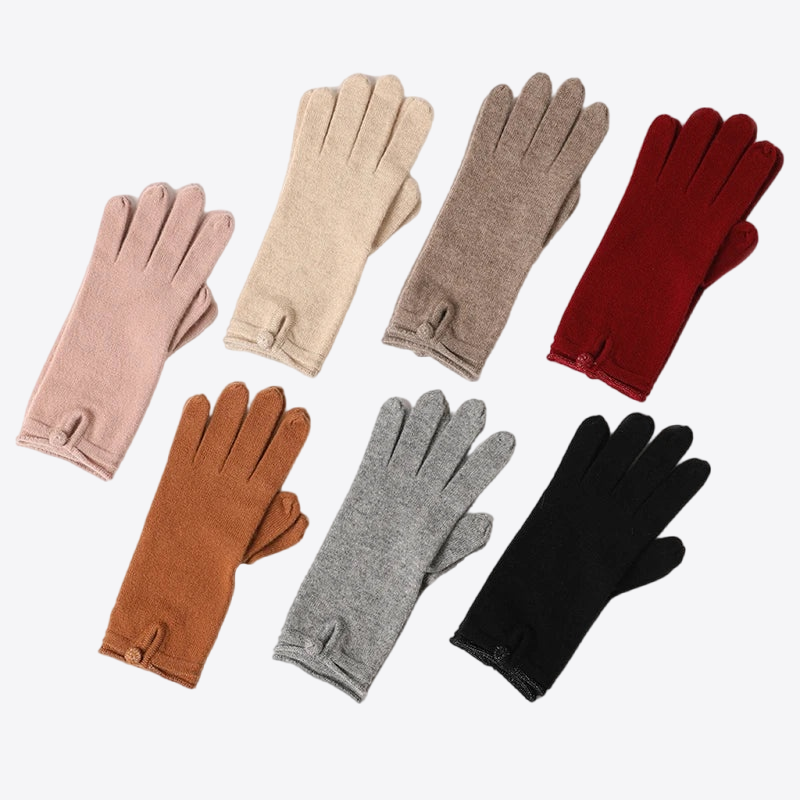 Frozen Hues Cashmere Womens Gloves | Hypoallergenic - Allergy Friendly - Naturally Free
