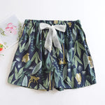 Garden Hues Viscose Womens Pajama Shorts | Hypoallergenic - Allergy Friendly - Naturally Free