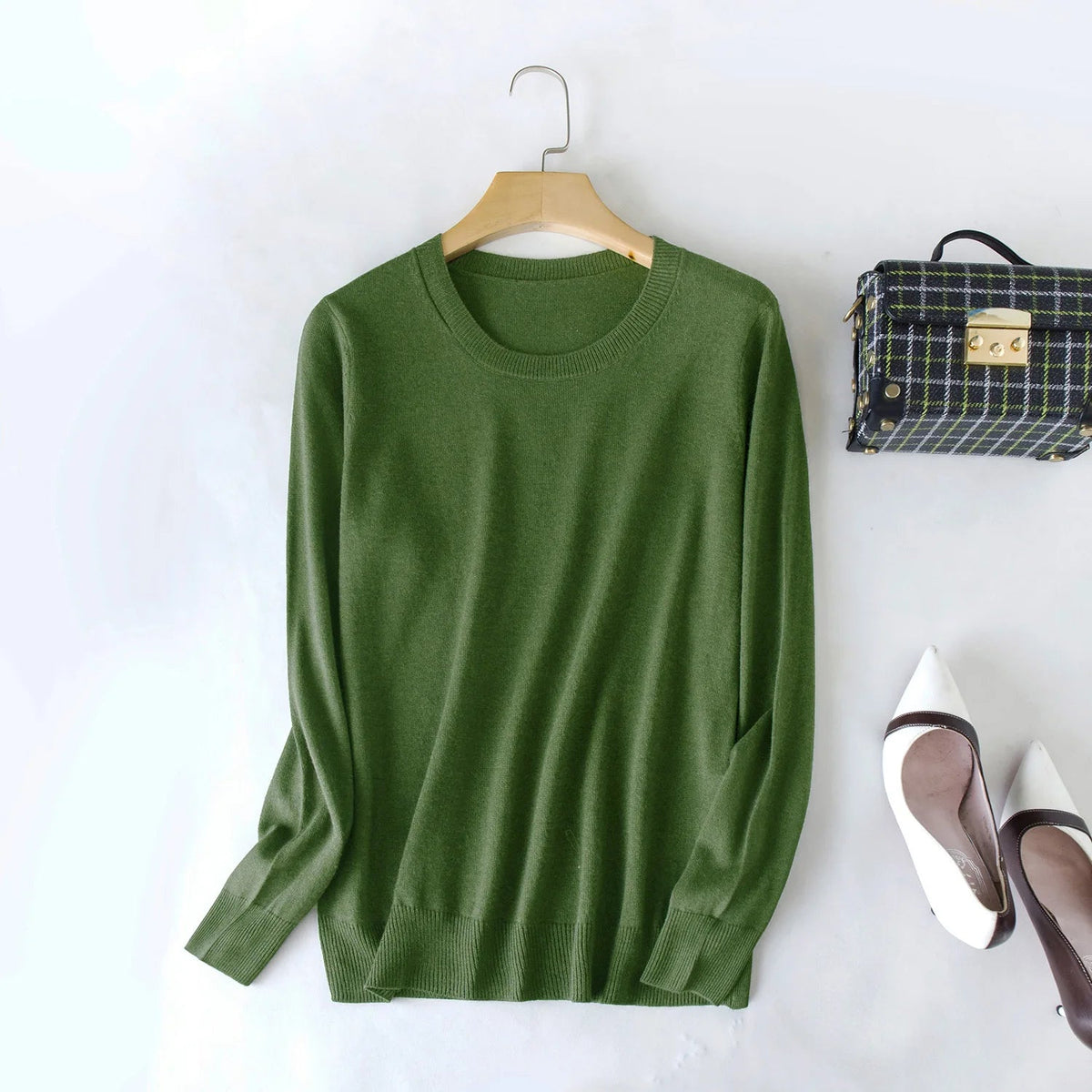 Golden Apple Silk Cashmere Sweater | Hypoallergenic - Allergy Friendly - Naturally Free