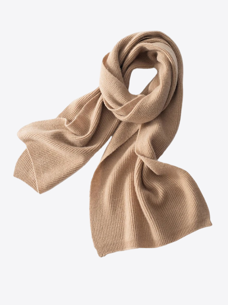 Golden Harvest Knit Cashmere Womens Scarf | Hypoallergenic - Allergy Friendly - Naturally Free