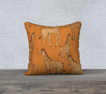 Grazing Giraffe Animal Throw Pillow Cover | Hypoallergenic - Allergy Friendly - Naturally Free