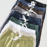 Green Leaf 100% Linen Mens Pants | Hypoallergenic - Allergy Friendly - Naturally Free