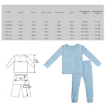 Green Trees 2 Pcs Bamboo Kids Baby Pajamas | Hypoallergenic - Allergy Friendly - Naturally Free