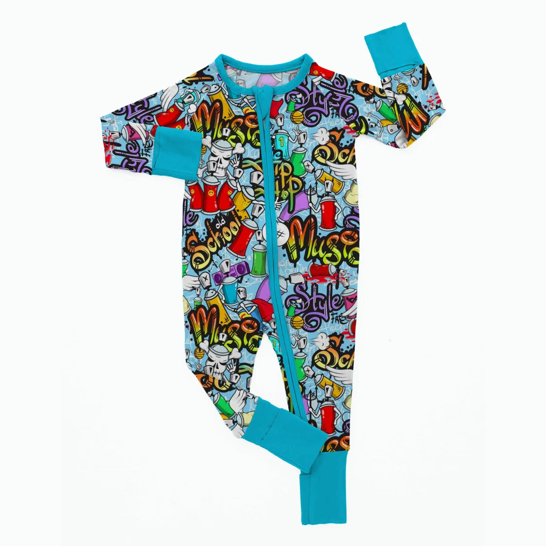 Print Organic Bamboo Cotton Baby Clothes Infant Toddler Kids Bamboo Viscose Baby Pjs Set Bamboo 2 Piece Baby Pajamas