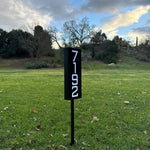 Waterproof solar house number light LED Address Sign with Number Warm & White Light Illuminated Outdoor Address Plaque