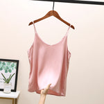 Peachy Sunset Viscose Womens Tank Top