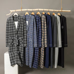 River Journey Plaid Cotton Mens Bath Robe