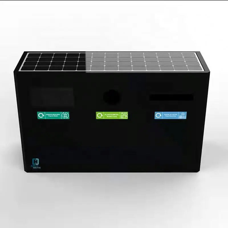 Energy Savers Smart Compacting Solar Powered Disposable Bins