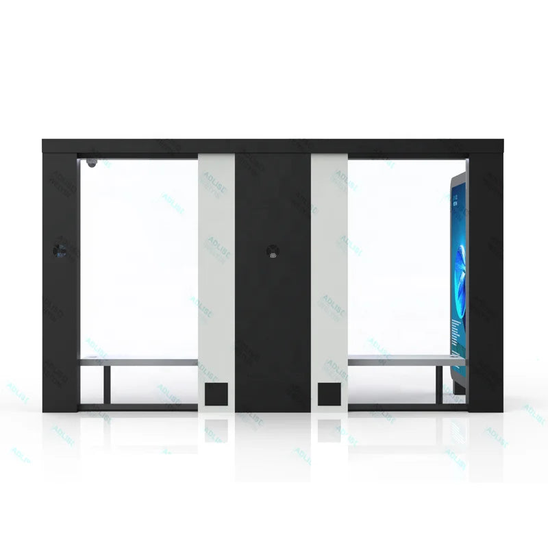 Latest Design Solar Smart High Quality Bus Shelter With Lighting