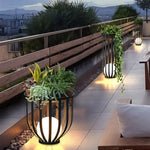 Garden Lights Decorative Floor Lamp Lawn Outdoor Rattan Villa Garden Waterproof LED Solar Customized Stainless Steel IP65 180