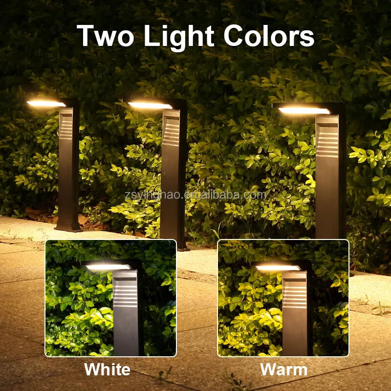 High Quality Landscape Walkway Bollard Lawn Footpath Garden Led Modern Solar Pathway Lights