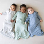 Organic Bamboo Cotton Baby Sleeping Bag Solid 0.5 And 1.0 Tog Bamboo Baby Sleeper Bamboo Baby Sleep Sack