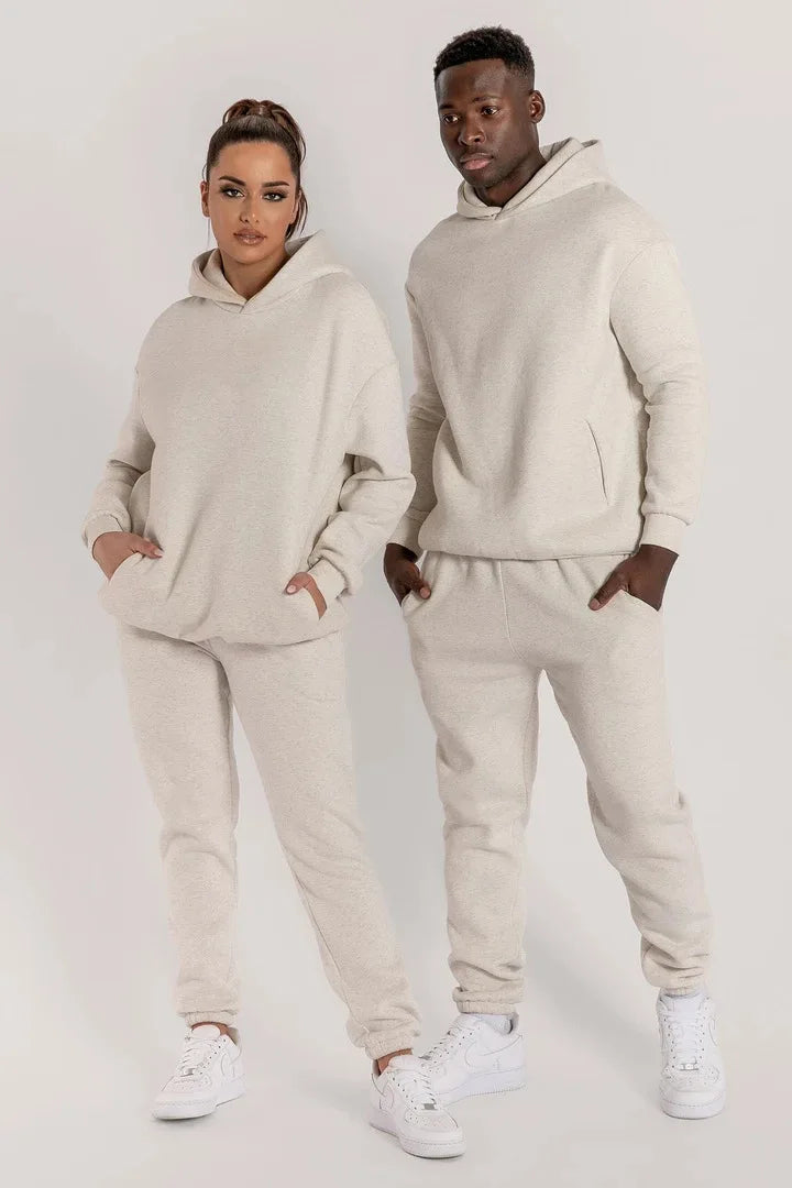 2Pcs 100% Organic Cotton Hoodie Set