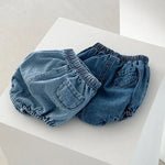 Summer Bloom Cotton Baby Denim Shorts