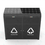 Customized New Product Golden Supplier Trash Bin Solar Powered Light Box