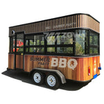 New Design Commercial Kitchen Electric Food Truck Solar-Powered Mobile Bakery Restaurants BBQ for Sale