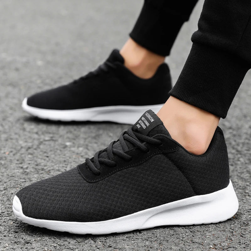 Summer Men Women Sneakers Tennis Running Sport Shoes Male Breathable Mesh Casual Sneakers Lovers Walking Trainers Shoes Plus 48