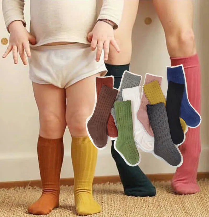 Autumn Foilage 100% Cotton Baby Socks