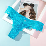 5pcs Women Panties Sexy Thongs G-string Lace Lingerie Female Underwear Ladies Low Waist T-back Gift Beautiful Underpants