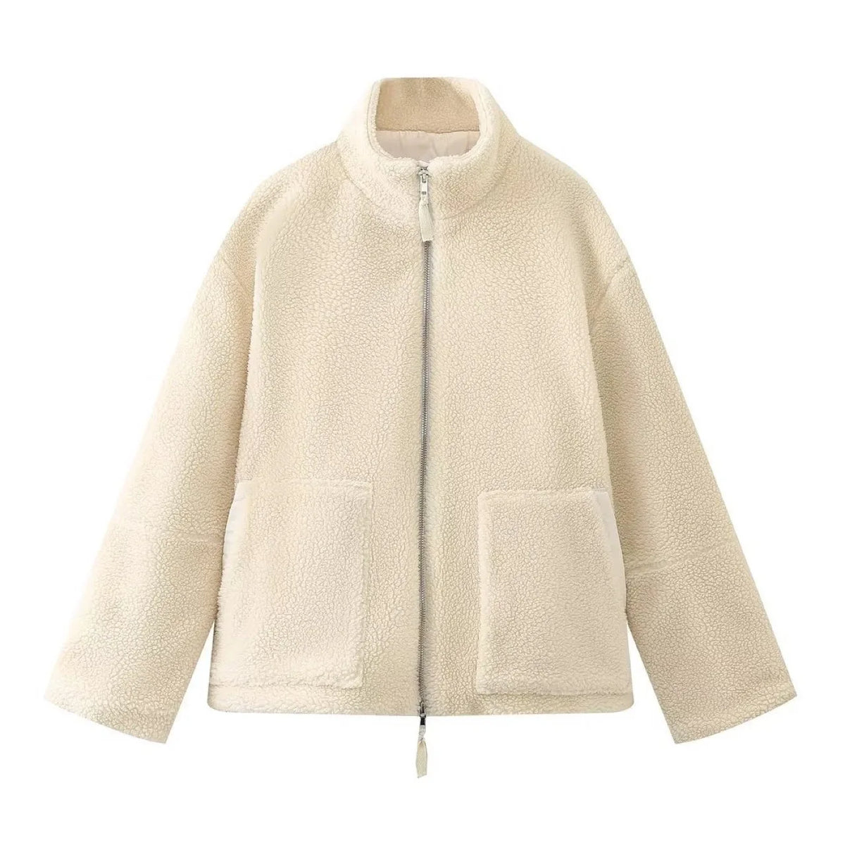 Cozy Fleece Cotton Lamb Wool Womens Coat