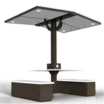 Energy Savers Solar Powered Picnic Table With Charging Stations