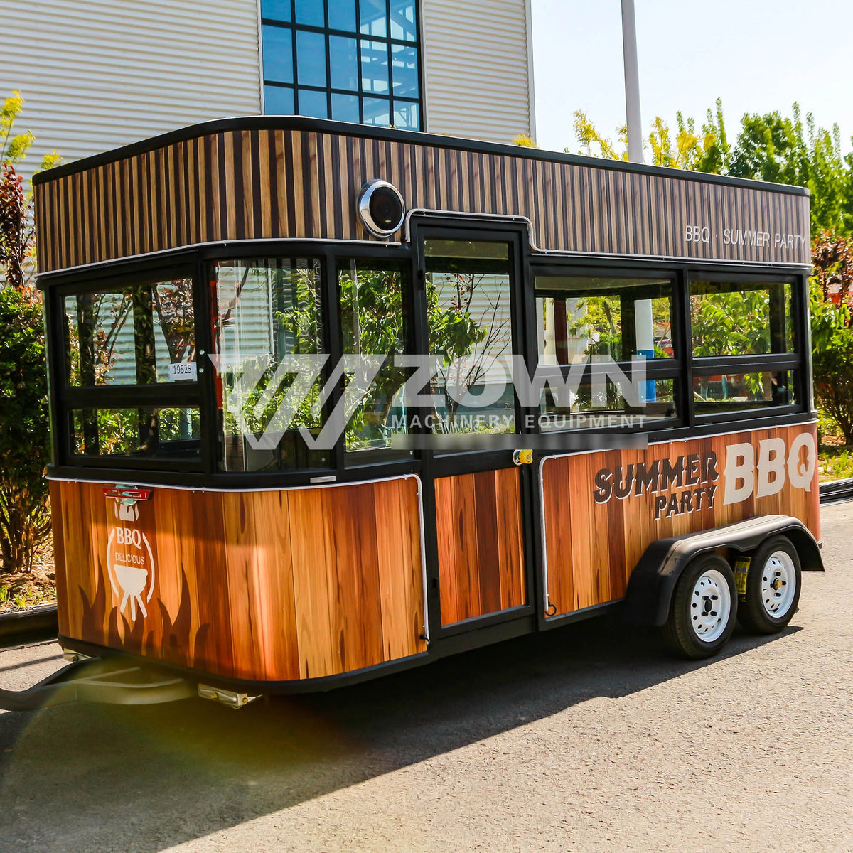 New Design Commercial Kitchen Electric Food Truck Solar-Powered Mobile Bakery Restaurants BBQ for Sale