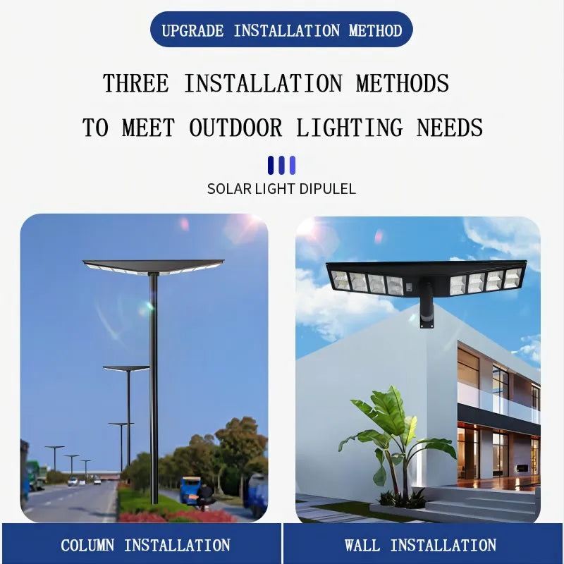 China Manufacturers 1200W 2000W High Power Integrated ABS Waterproof Ip65 led Solar Street Light with sensor for road