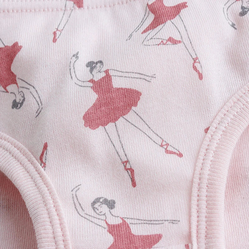 Strawberry Fields 3Pcs 100% Cotton Girls Underwear