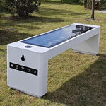 Energy Savers Outdoor Solar Powered Park Bench With WIFI & Charging Station