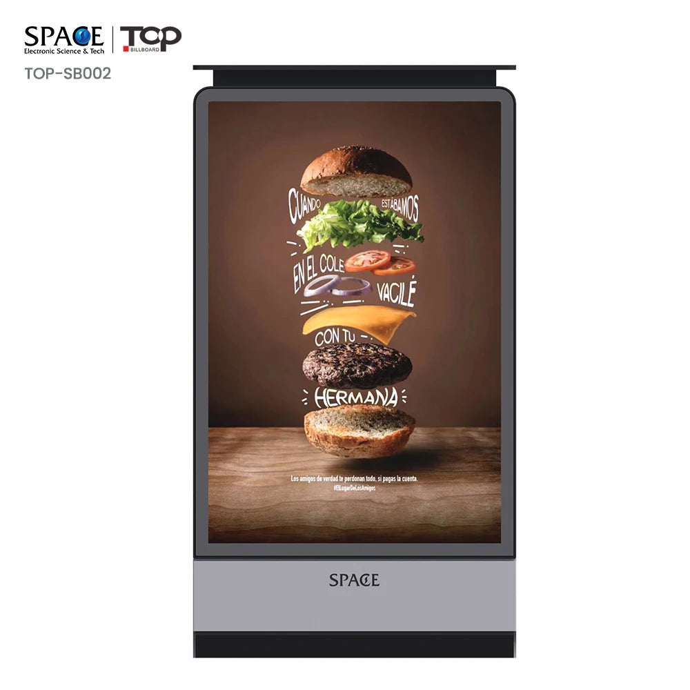 Best Price Self Stand Mupi Solar Electronic LED Light Box Billboard for Sale