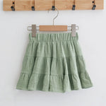 Leaf Pastel Ruffle 100% Cotton Girls Skirt