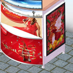 City Street Furniture Solar Panel Bus Stop Shelter with Vending Kiosk