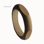 4pcs Wood Womens Bracelet Bangles