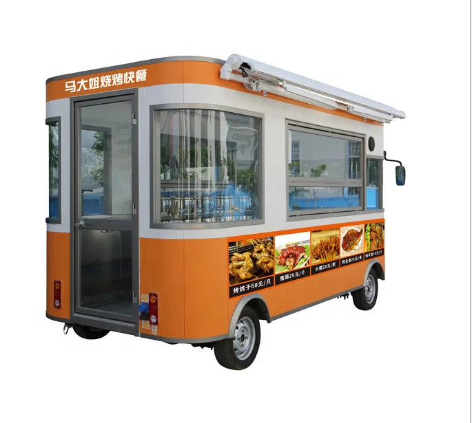 TUNE Customized Luxury Bus Design Food Trucks Catering Bus Solar Electric Bus for Sale