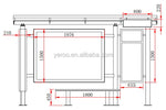 High quality modern bus station shelter design solar bus stop