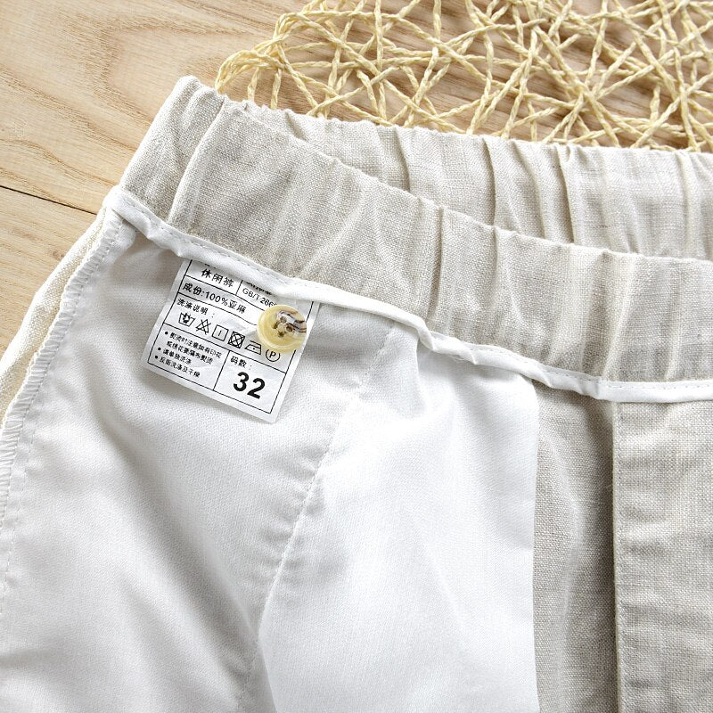 Coastal Berries 100% Linen Men's Shorts