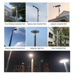 Energy Savers Solar Powered LED Street Light With Time Control 30 Watts