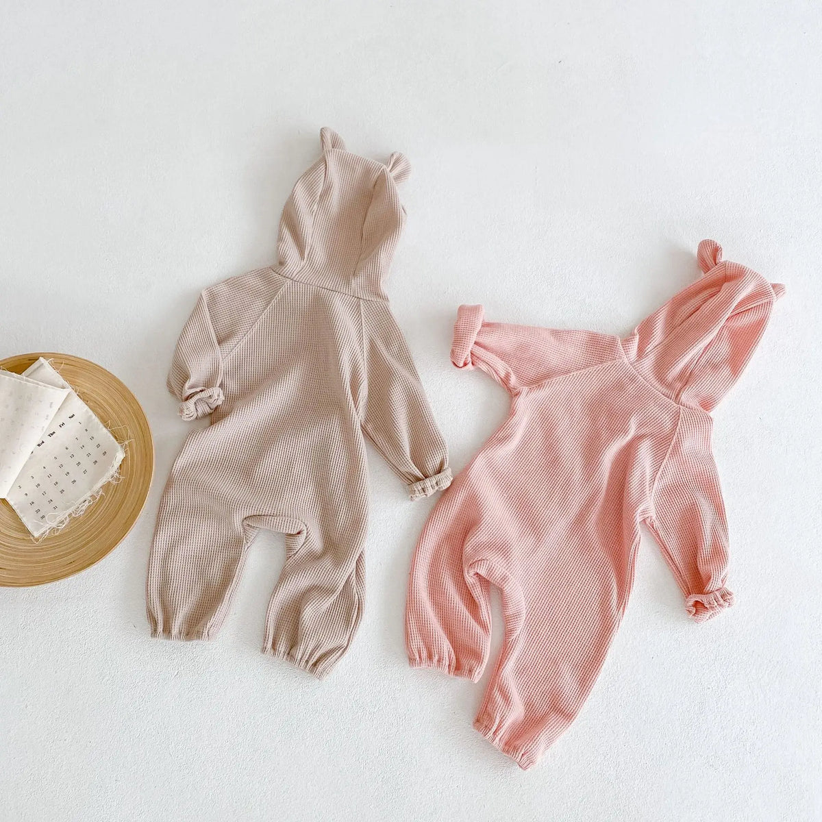 Cocoa Bear Cotton Baby Romper