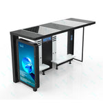 Latest Design Solar Smart High Quality Bus Shelter With Lighting