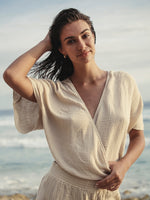 THE HAND LOOM Harlow Top - Oatmeal