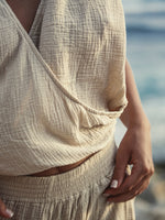 THE HAND LOOM Harlow Top - Oatmeal