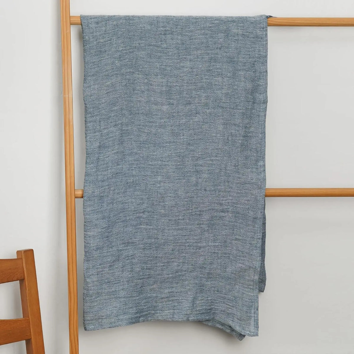 Blue Lagoon 100% Flax Linen Bath Towel For Beach, Bath & Travel