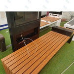 Modern Novel Design Factory Price Picnic Solar Charging Bench