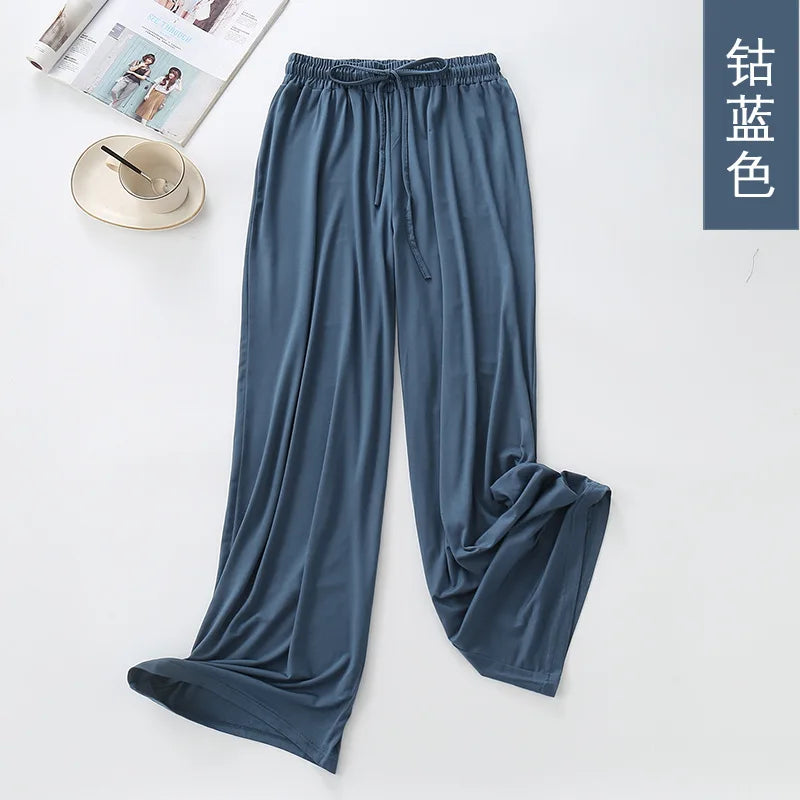 Hot Sale Multiple Colour Winter Women's Home Pants Lounge wear Homewear Pajama Pant Spring Autumn Modal Loose Pyjama Trousers