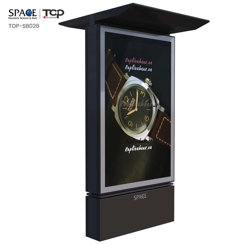 ized Double Side Rotating Solar Power Advertising Sign Board