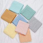 Pastal Hues Muslin Bamboo Cotton Baby Blanket