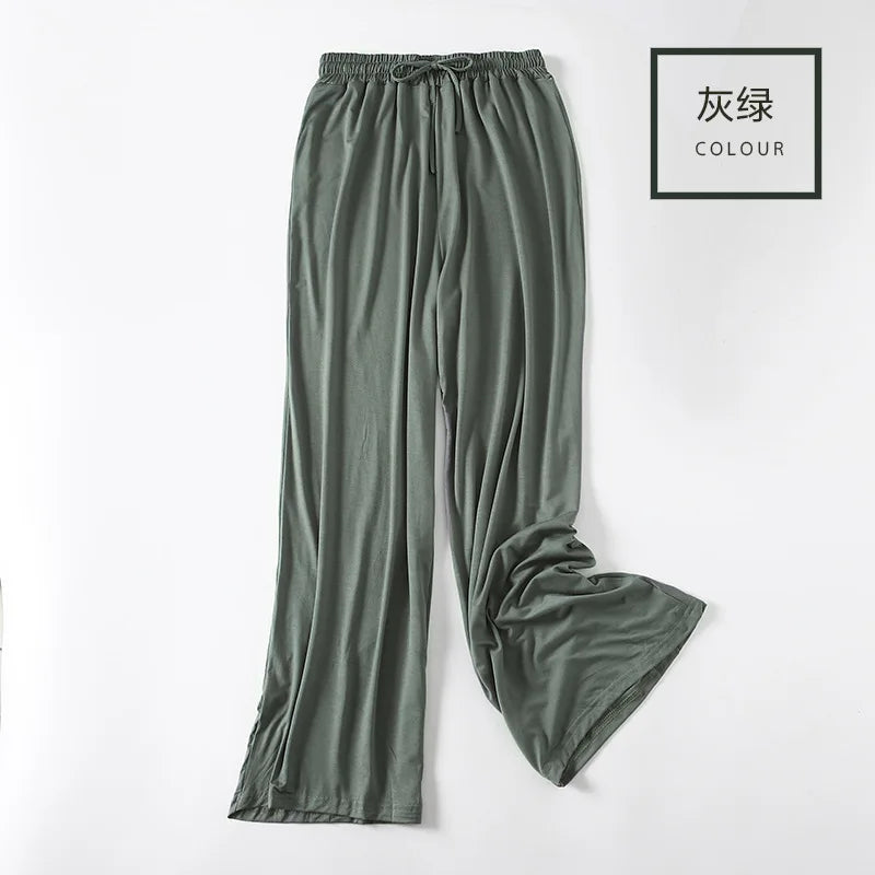 Hot Sale Multiple Colour Winter Women's Home Pants Lounge wear Homewear Pajama Pant Spring Autumn Modal Loose Pyjama Trousers